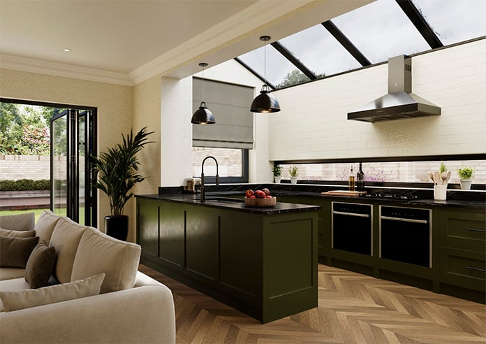 Blenheim, Truffle - Twist&Fit Roman Blind - Image 7